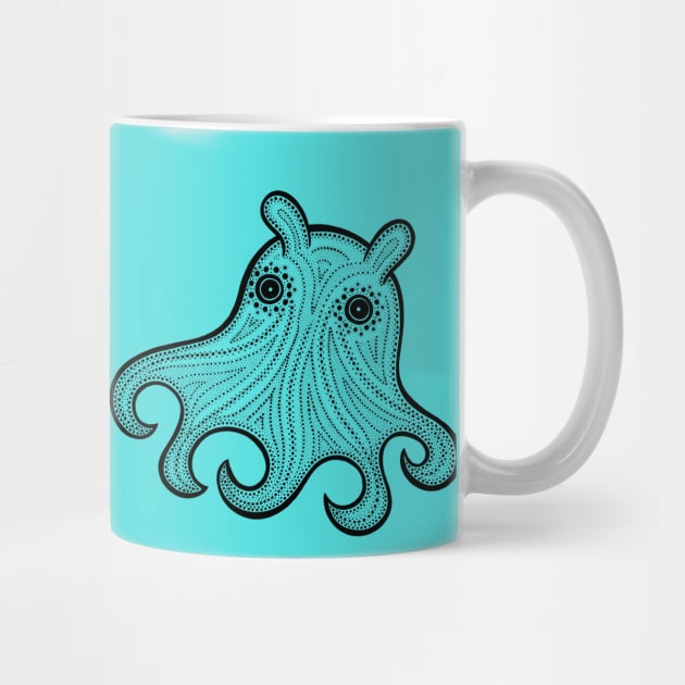 Flapjack Octopuses in Love - super cute octopi design - light colors by Green Paladin